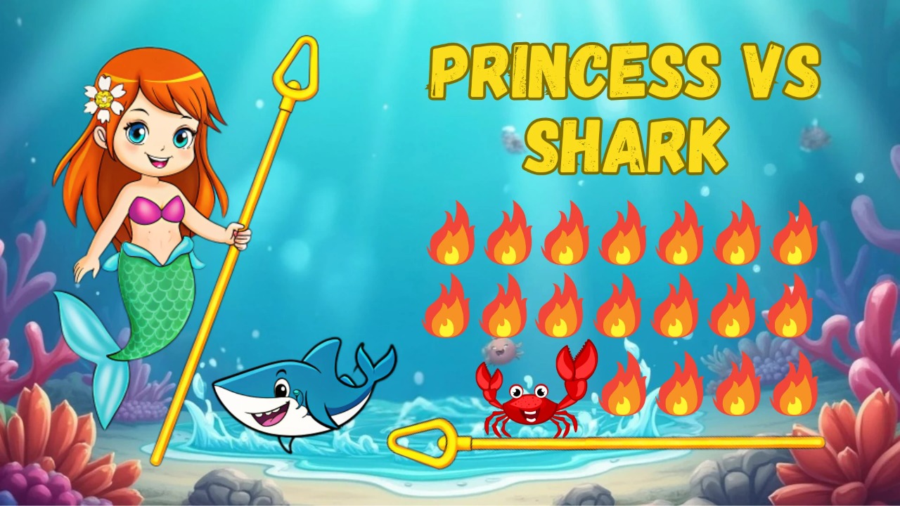 Princess vs Shark